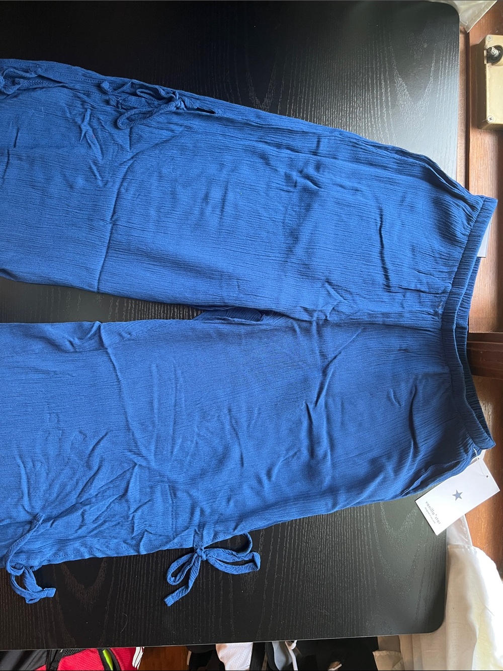 Vanilla Star Cobalt Blue Bow Pants